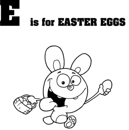 E is for Easter eggs