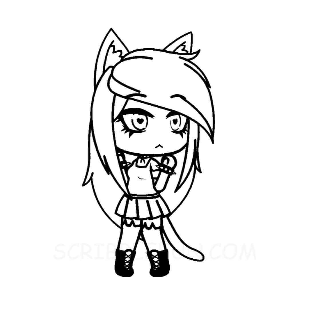 20 Free Gacha Life Coloring Pages Printable