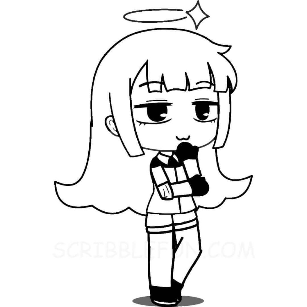 20 Free Gacha Life Coloring Pages Printable