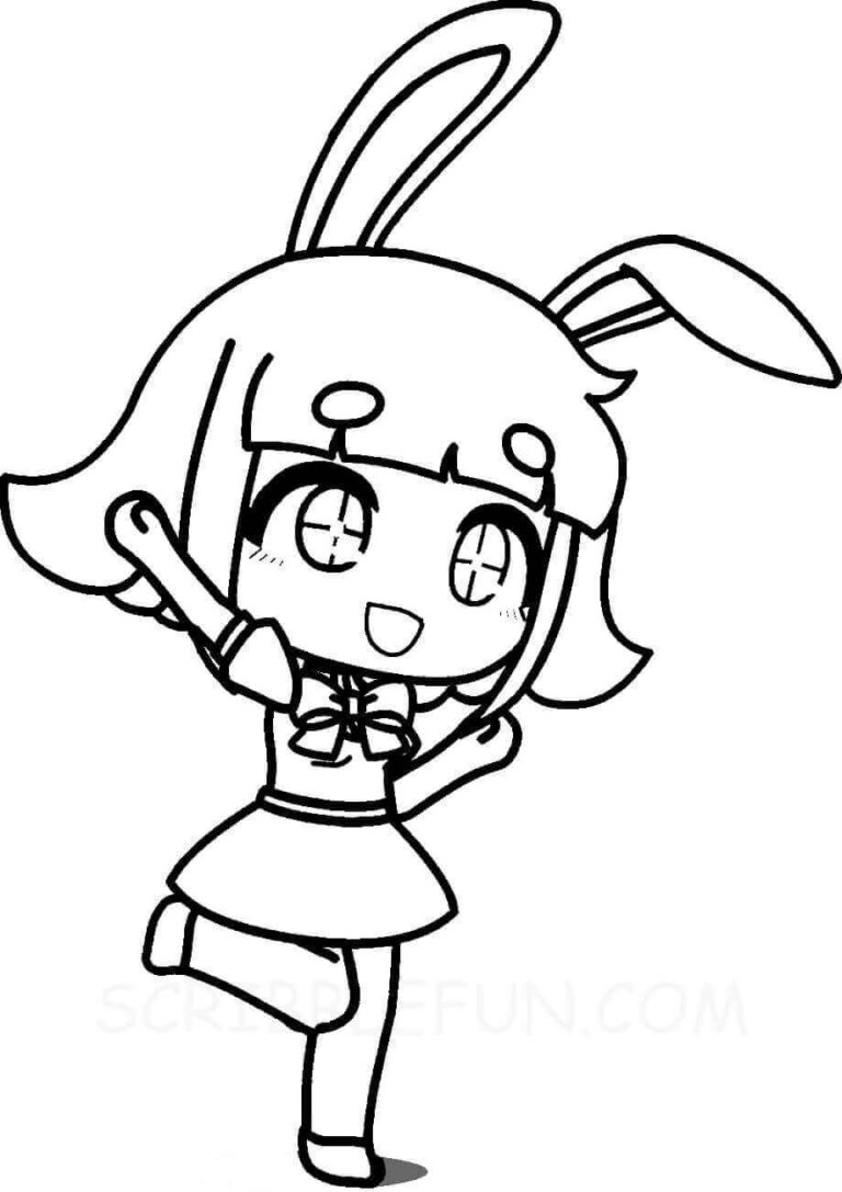 20 Free Gacha Life Coloring Pages Printable