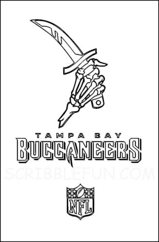 Bucs coloring pages printable
