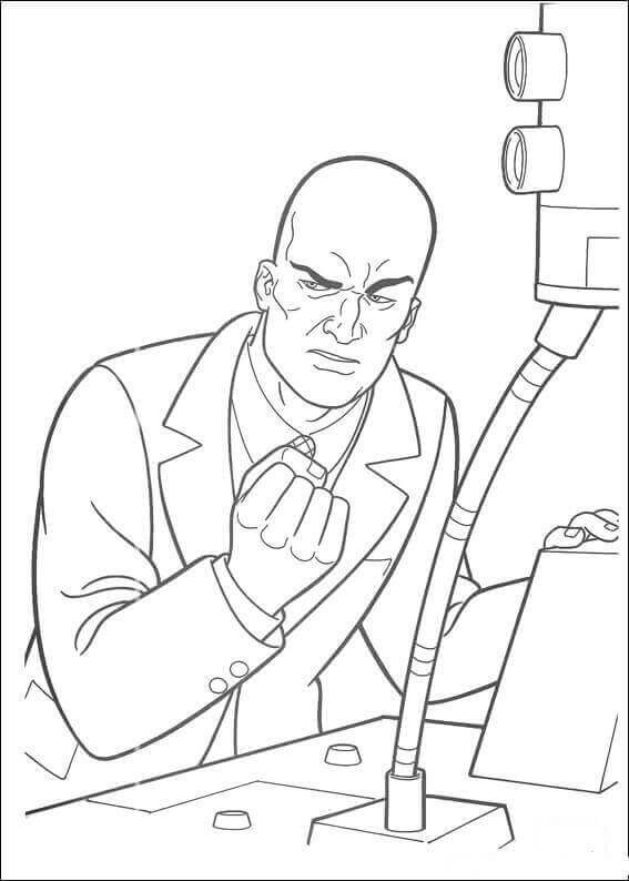 Lex Luthor coloring page