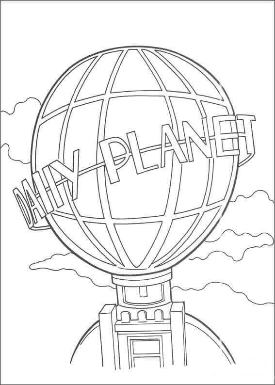 My Planet coloring page