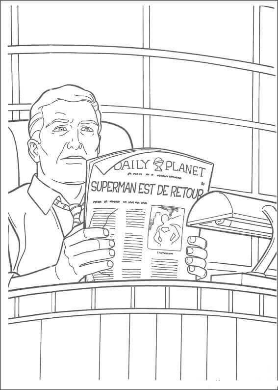 Perry White the Editor in chief of Daily Planet