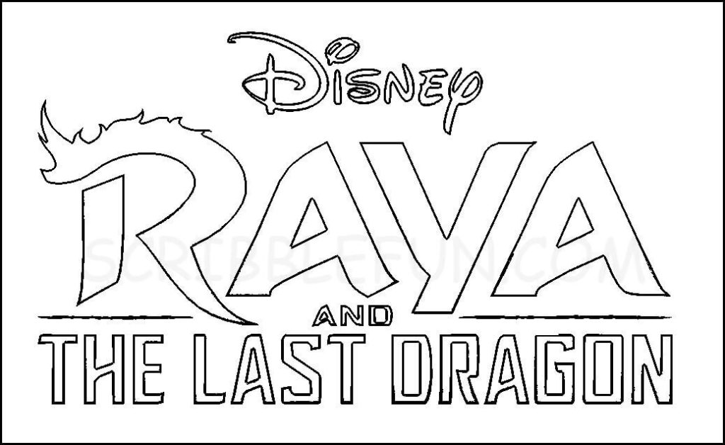 10 Free Raya and the Last Dragon Coloring Pages Printable