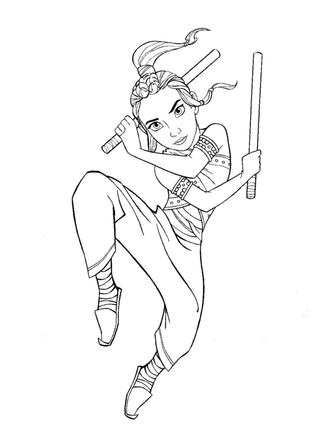 Raya And The Last Dragon Coloring Pages / Raya And The ...
