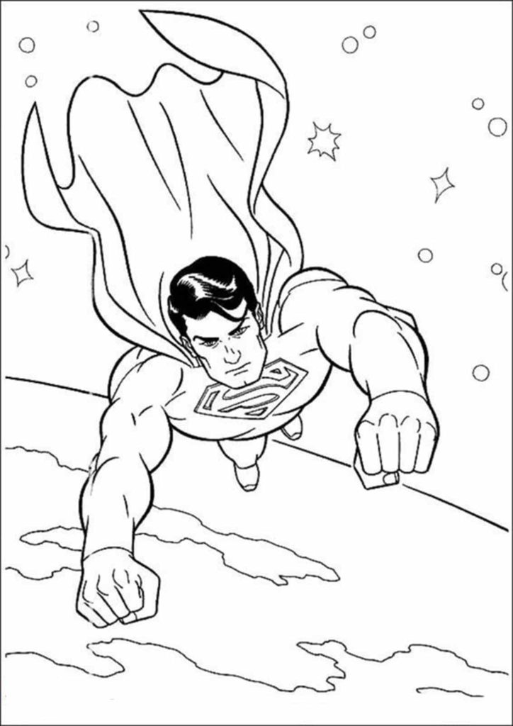 35 Free Superman Coloring Pages Printable – ScribbleFun