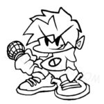 15 Free Friday Night Funkin Coloring Pages Printable