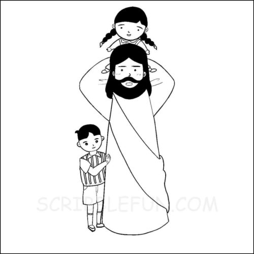 Jesus Christ coloring pages
