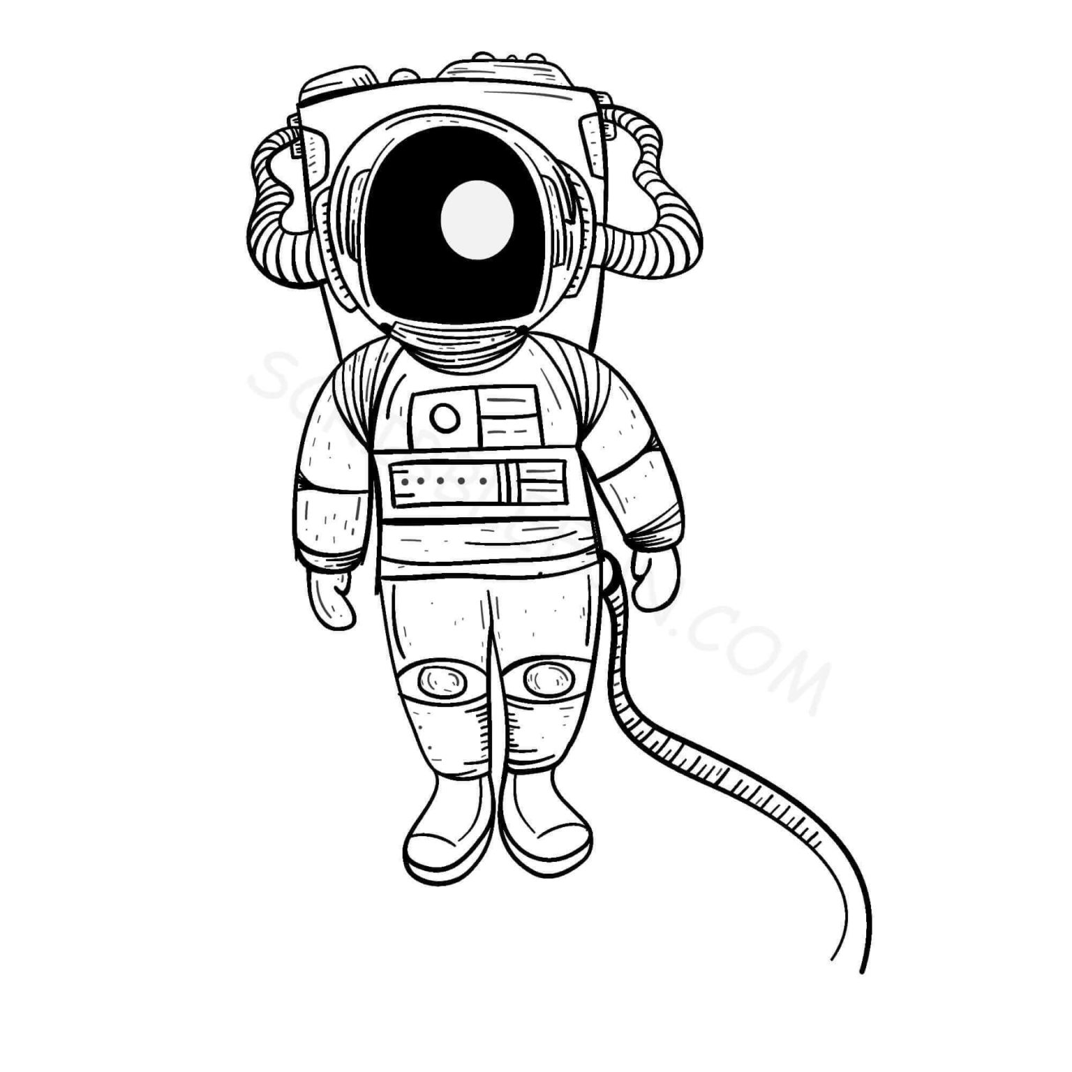 32 Free Astronaut Coloring Pages Printable