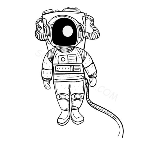 Astronaut coloring images