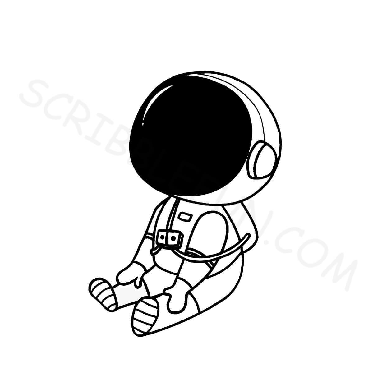 Astronaut coloring pages free printable