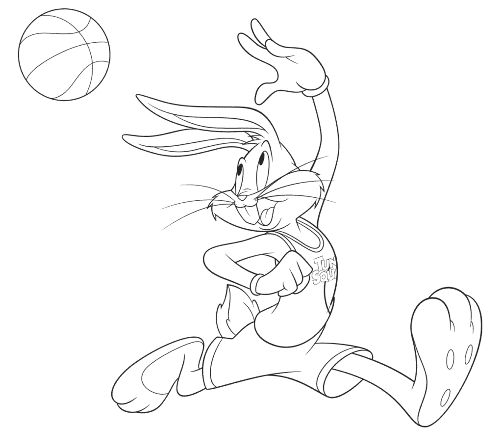 Free Printable Space Jam A New Legacy Coloring Pages