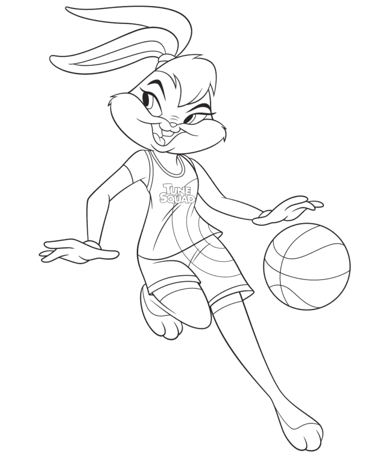 Free Printable Space Jam A New Legacy Coloring Pages