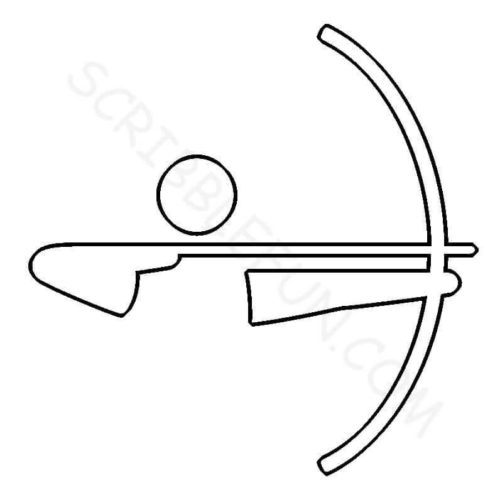 Summer Olympic Coloring Page Archery