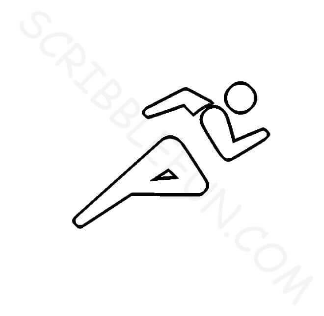 Summer Olympic Coloring Page Athletic