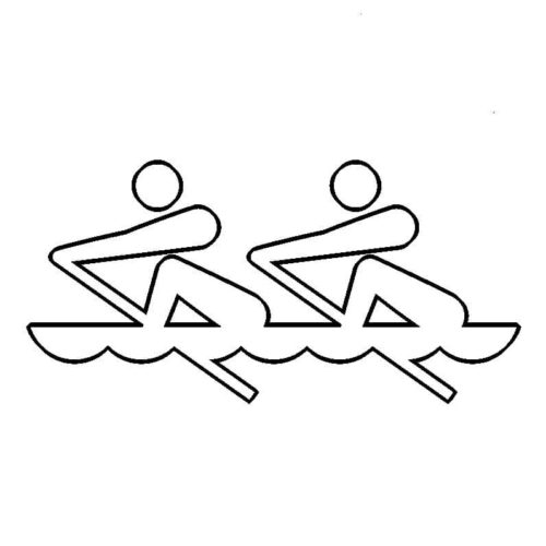 Summer Olympics Coloring Page Rowing
