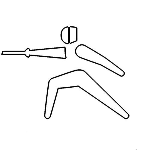 Summer Olympics Coloring Pages Fencing