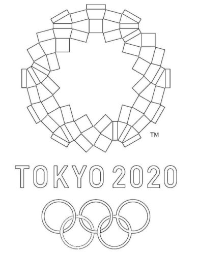 Tokyo Summer Olympics 2020 coloring page