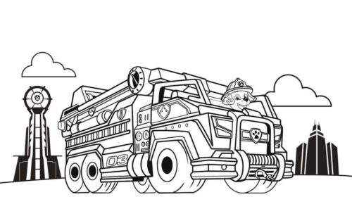 Paw Patrol movie 2021 coloring pages
