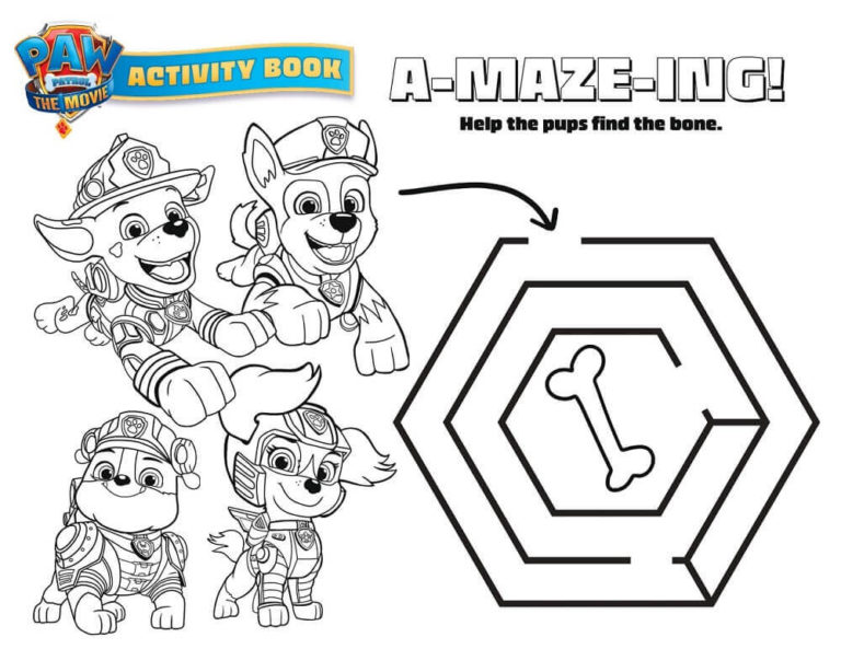 Free Printable Paw Patrol The Movie Coloring Pages
