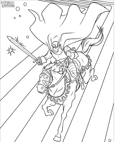 Hermod coloring page