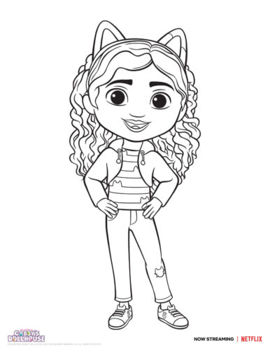 Gabby coloring pages