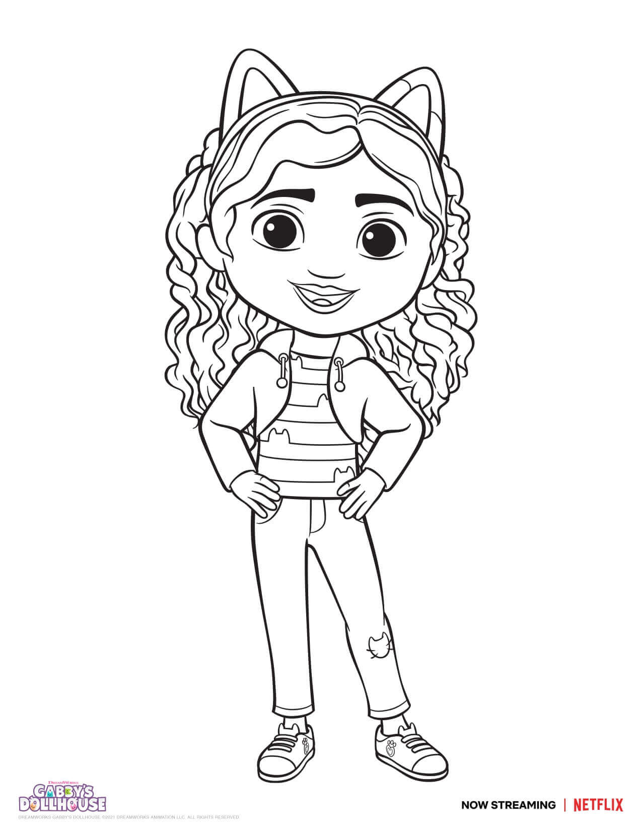 Gabby coloring pages