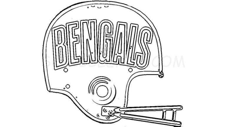 11 Free Cincinnati Bengals Coloring - Cincinnati Bengals 1970 Logo 768x431 