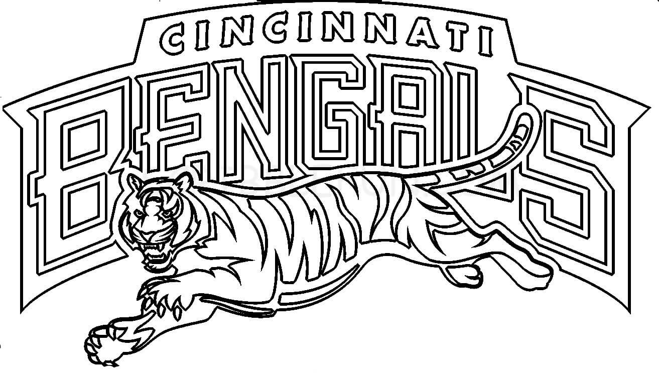 Cincinnati Bengals NFL coloring page