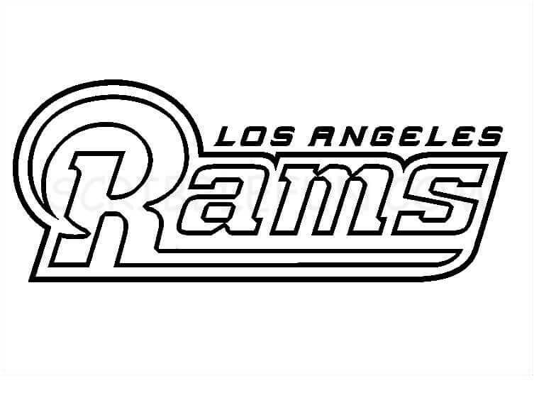 Los Angeles Rams coloring pages