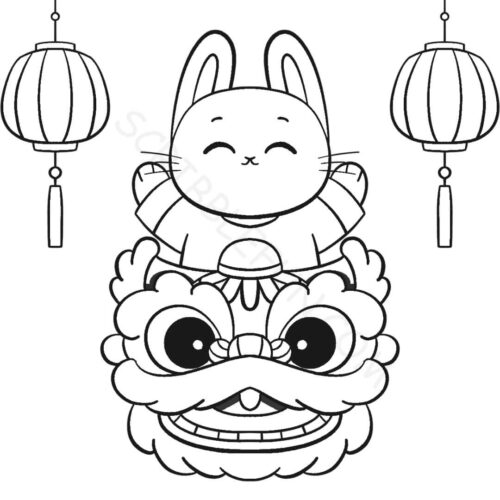 22 Free Printable Chinese New Year 2023 Coloring Pages