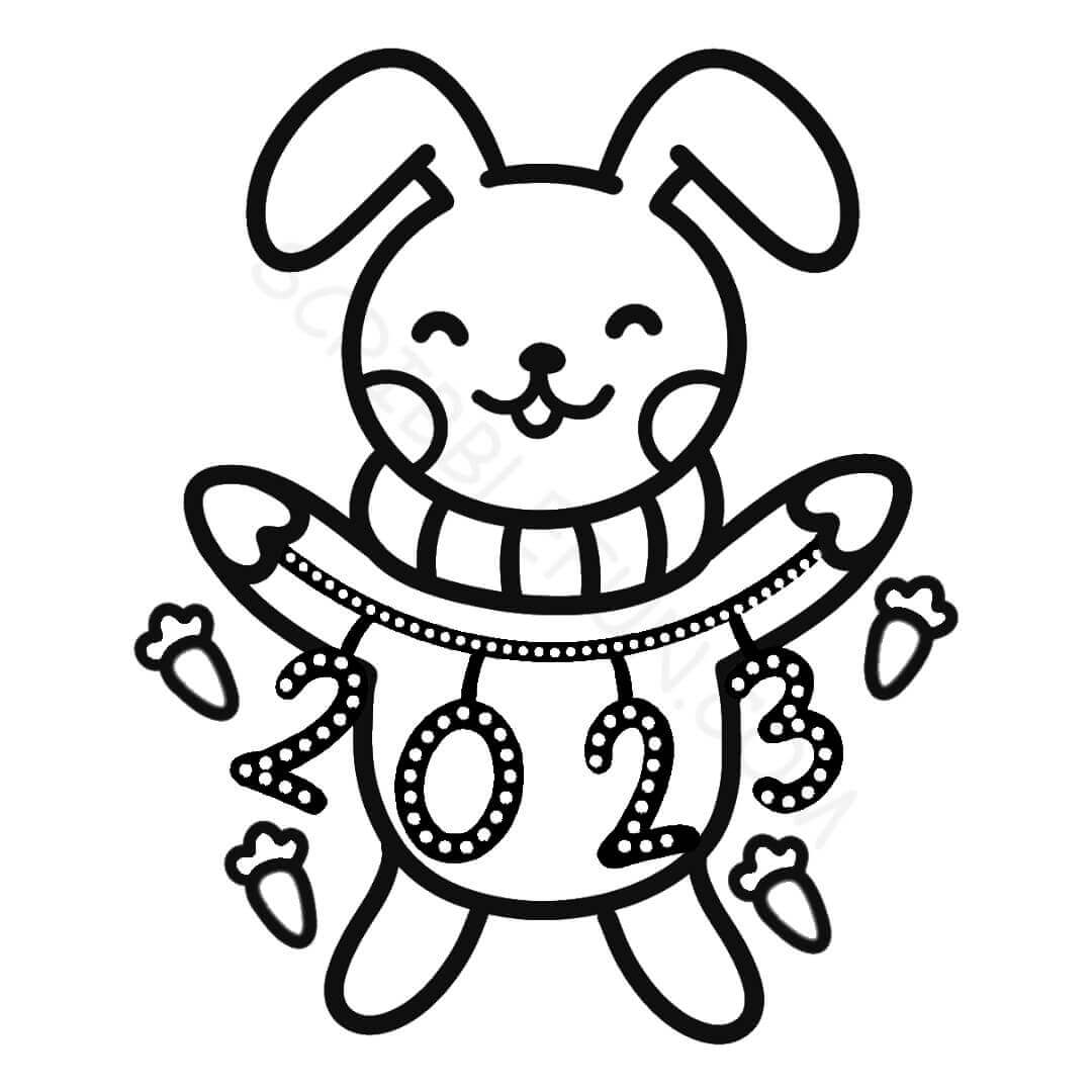 22 Free Printable Chinese New Year 2023 Coloring Pages