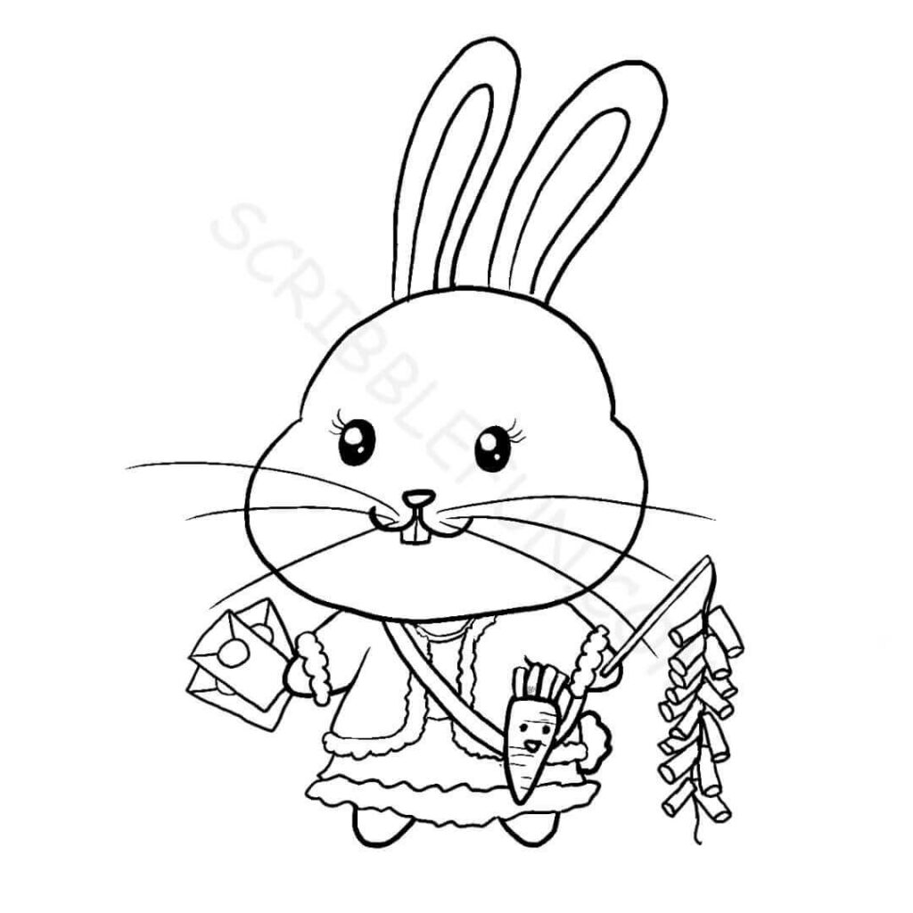 22 Free Printable Chinese New Year 2023 Coloring Pages