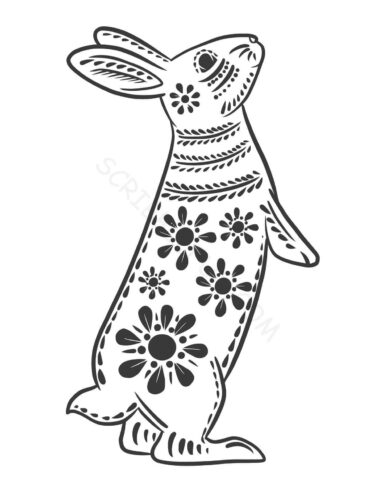 Year of rabbit 2023 coloring pages