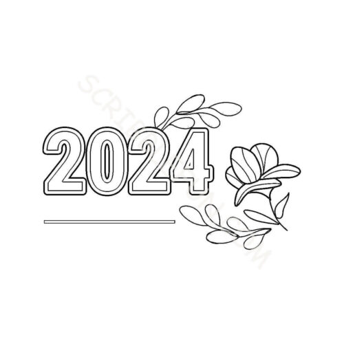 2024 coloring pages